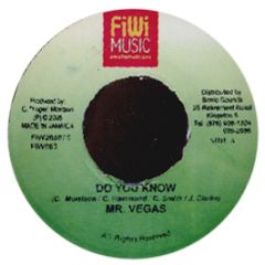 Mr Vegas - Do You Know - Fiwi Music