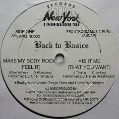 Various Artists - Back To Basics EP - New York Underground