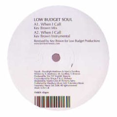 Low Budget Soul - When I Call / You Are The One (Remixes) - Futuristica Music 1