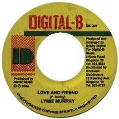 Lymie Murray - Love And Friend - Digital B