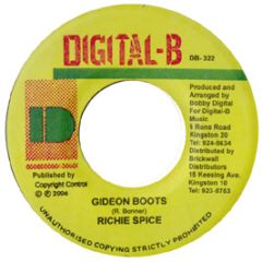 Richie Spice - Gideon Boots - Digital B