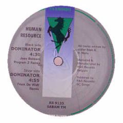 Human Resource - Dominator (Remixes) - R&S Re-Press