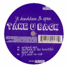 Jt Donaldson & Cpen  - Take U Back - Utensil Records