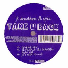 Jt Donaldson & Cpen  - Take U Back - Utensil Records
