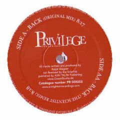 Ralph Novell - Back - Privilege Records