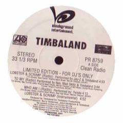 Timbaland Featuring Jay - Z - Lobster & Schrimp - Blackground