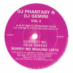 DJ Phantasy & DJ Gemini - Ruff Beats / House Is Food - Liquid Wax