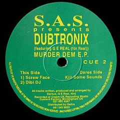 Dubtronix - Murder Dem EP - Sub Assertive Sounds