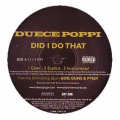 Duece Poppi - Did I Do That - Priority