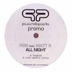 Rgb Feat. Matt R - All Night - Plastik Park