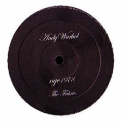 Andy Warhol - The Fabric - Nyc 1978