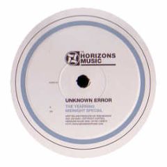 Unknown Error - The Yearning - Horizons Music
