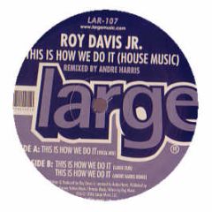 Roy Davis Jr - This Is How We Do It (House Music) - Large