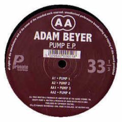 Adam Beyer - Pump EP - Primate