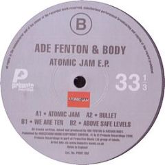 Ade Fenton & Body - Atomic Jam EP (Grey Vinyl) - Primate