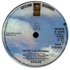 Eagles - Hotel California - Asylum Records