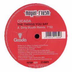 Cicada - The Things You Say (Dirty South Remix) - Royal Flush