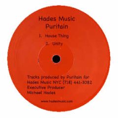 Puritain - House Thing - Hades Music