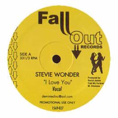Stevie Wonder - I Love You (Remixes) - Fall Out Records
