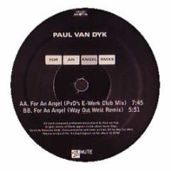 Paul Van Dyk - For An Angel (Remix) / Words - Mute