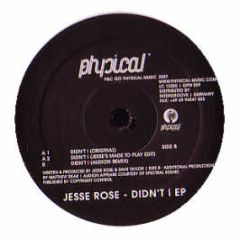 Jesse Rose - Didn't I EP - Get Physical