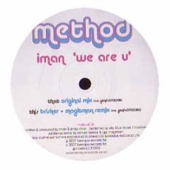 Insaneman - We Are U - Method Records
