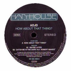 Adjd (Alex Delano & Jesper Dahlback) - How About That Thing? - Harthouse