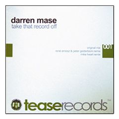 Darren Mase - Take That Record Off (White Vinyl) - Tease Records 1