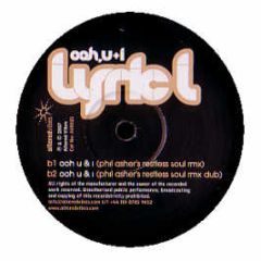 Lyric L - Oooh, U & I (Restless Soul Remix) - Altered Vibes