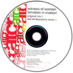 Witness Of Wonder - Emotion In Motion - Trance Comm