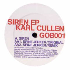 Karl Cullen - Siren EP - Gobsmacked