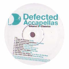 Defected Presents - Accapellas (Volume 3) (Classics) - Defected