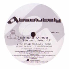 Simple Minds - Different World (2007 Remixes) - Absolutely Records 6