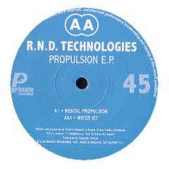 Rnd Technologies - Propulsion EP - Primate