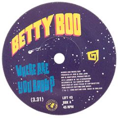 Betty Boo - Where Are You Baby? - Rhythm King