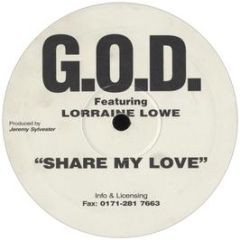 God Feat Lorraine Lowe - Share My Love - God Limited 6
