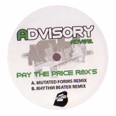 Sappo - Pay The Price (Remixes) - Advisory