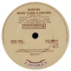 Boston - More Than A Feeling - Old Gold