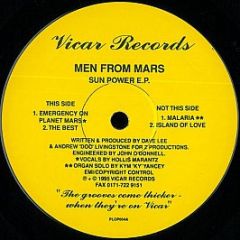The Men From Mars - Sun Power EP - Vicar