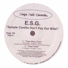 ESG - Sample Credits Don't Pay Our Bills EP - Nega Fulo Records