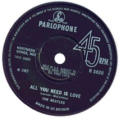 The Beatles - All You Need Is Love - Parlophone