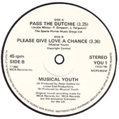 Musical Youth - Pass The Dutchie - MCA