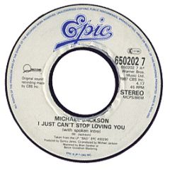 Michael Jackson - I Just Can't Stop Loving You - Epic