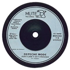 Depeche Mode - Just Can't Get Enough - Mute