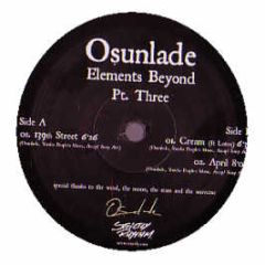 Osunlade - Elements Beyond (Part 3) - Strictly Rhythm