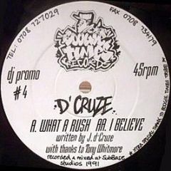D'Cruze - What A Rush - Boogie Times