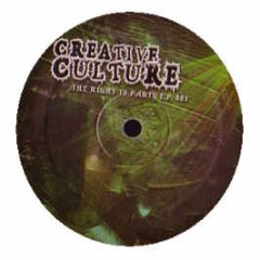 Bryn Kendall Aka Triple-B - The Right To Party EP - Creative Culture 1