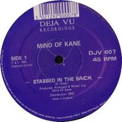 Mind Of Kane - Stabbed In The Back (Red Labell) - Deja Vu