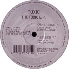 Toxic - The Toxic EP (Clear Pink Vinyl) - D Zone