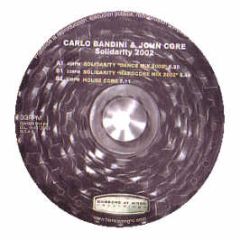 Carlo Bandini & John Core - Solidarity 2002 (Clear Vinyl) - Gabbers At Work